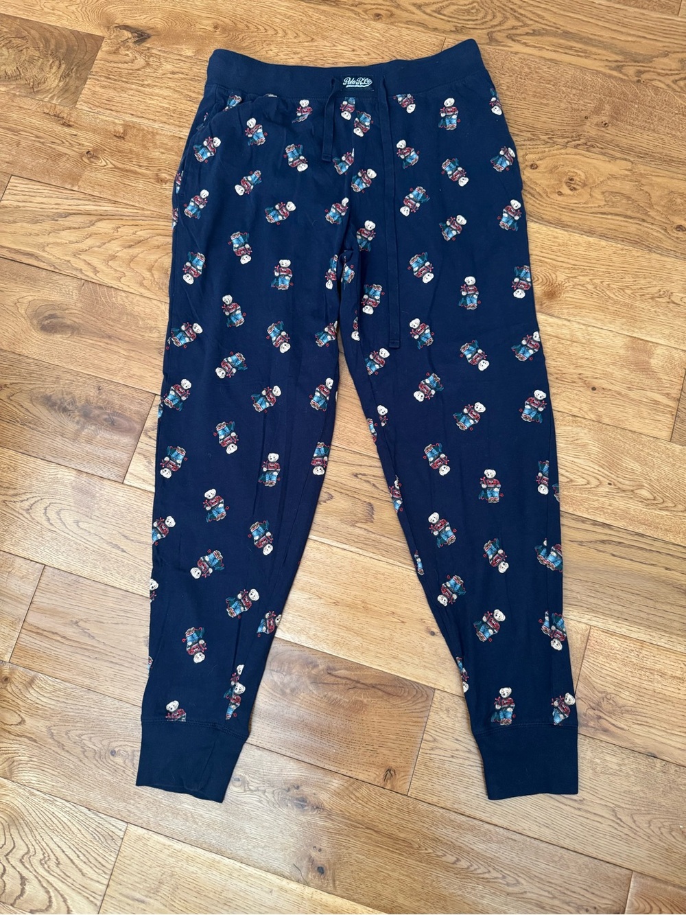 Polo Ralph Lauren Navy Bear-Print Pajama Jogger Pants